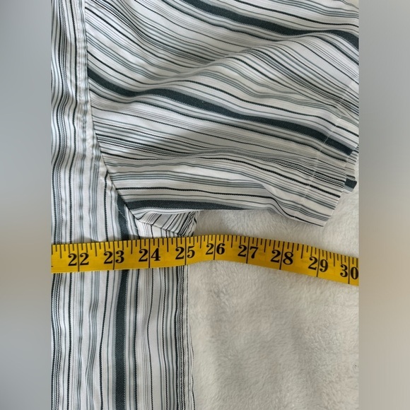 Quicksilver Mens Blue Striped Button‎ Up Size XL/ TG  Short Sleeve - Picture 5 of 8